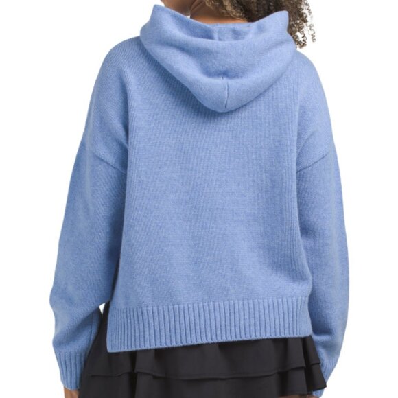 New GREYSON 30% Cashmere 70% Merinos Luxury Koko Hoodie $298 Retail 6j3 - Picture 2 of 7